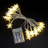 Star String Lights Battery Operated 40 Led 19.6Ft Twinkle Little Star Lights Indoor Starry Fairy Lights Warm White For P