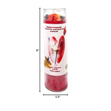 Holy Death Love-Palm Wax Spiritual Intention Spell Candle-[Red] | Vela Casa Esoterica Perfumada- (Santa Muerte Amor)