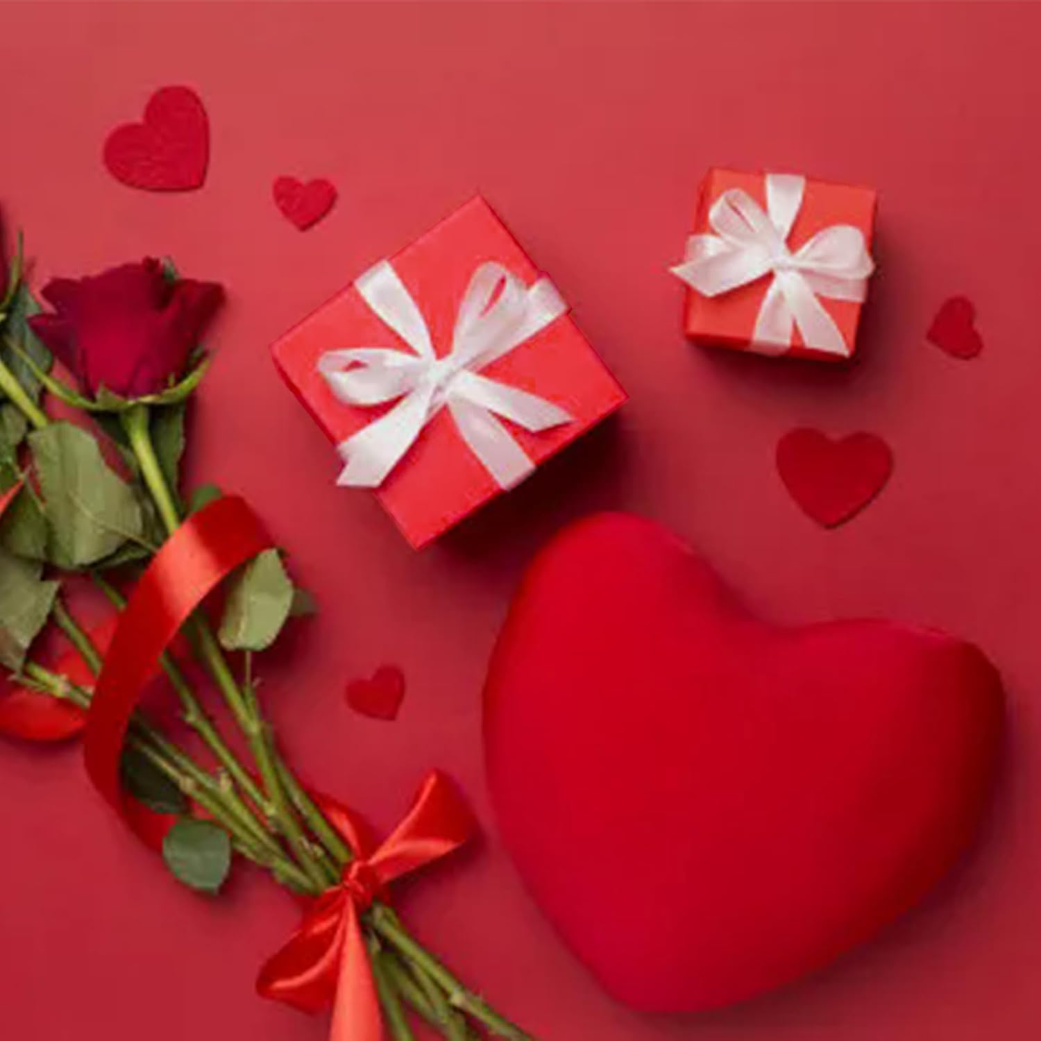 Red Tissue Paper For Gift Bags 40 Sheets Valentines Day Weddings Birthday Fall Decoration Sunflower Diy Art Crafts Packaging Wrapping Paper Bulk, 14 X 20 Inch