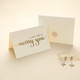 I Can'T Wait To Marry You Wedding Day Card, To Your Bride Or Groom, Gold Foil Notecard Love Note Before I Do(No.3)