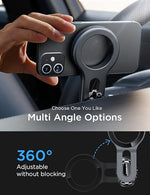 Strong MagSafe Car Mount with Long Arm, Quick Install for iPhone 15/14/13/12