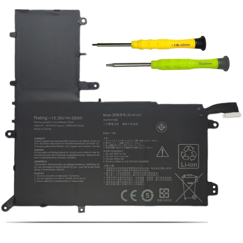 B41N1827 56Wh 3653Mah Battery Replacement For Asus Zenbook Flip 15 Ux562 Ux562