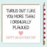 I Fucking Love You (Love Fucking You) - Rude Valentine'S Day Card,Funny Card - Great Gift For Partner, Valentine'S Day Card For Boyfriend Or Girlfriend (Planned)