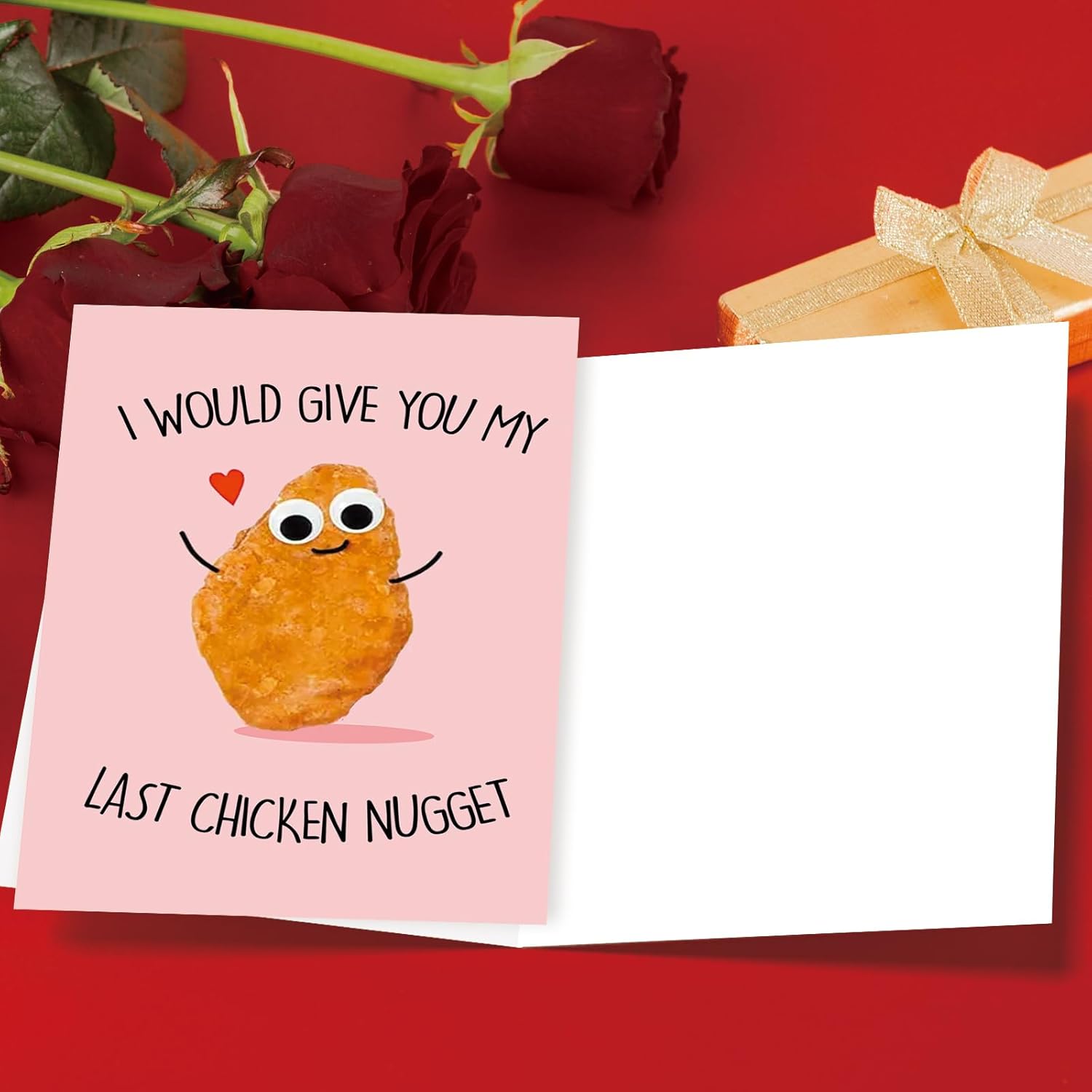 Funny Food Themed Valentines Day Gifts For Him Her, Anniversary Birthday For Husband Wife, Cute Love Card For Girlfriend Boyfriend