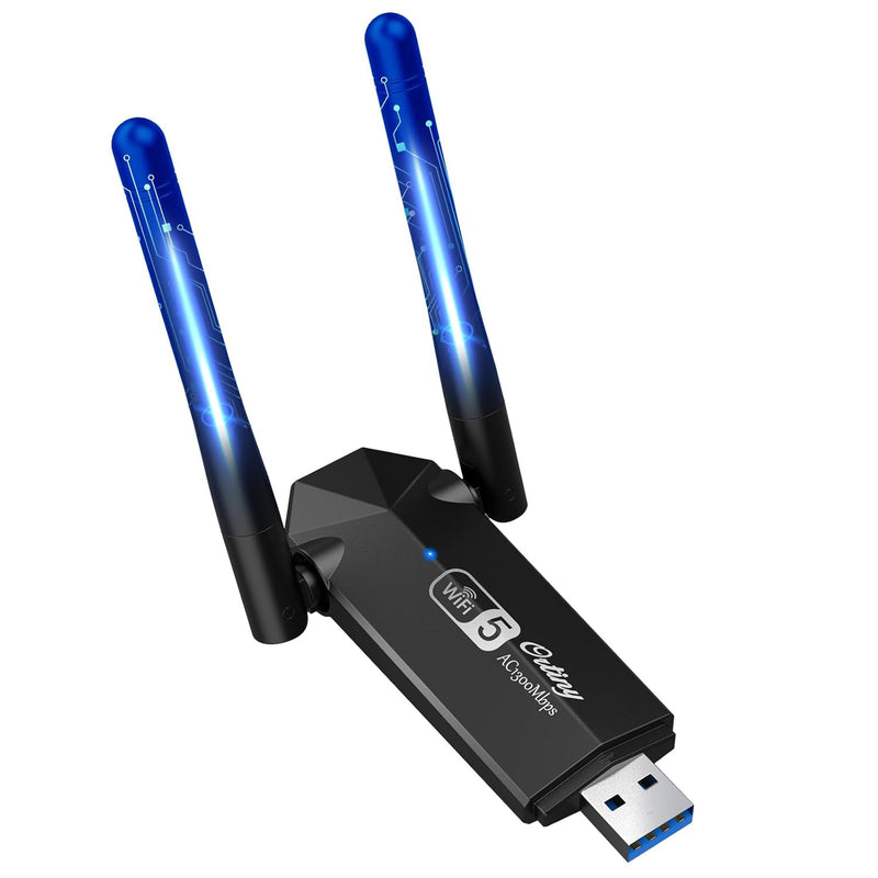 Usb Wifi Adapter, 1300Mbps Wifi Usb Dual Band 5G/2.4G Wireless Network Adapter