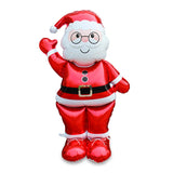 60 In Standing Santa Claus Christmas Balloons, Large Size Foil Balloon For New Year Eve Holiday Festival Birthday Party Decorations (Santa Claus)