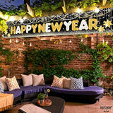 Extra Large 2026 Happy New Year Banner 120x20 Inch for Yard and Party Decor