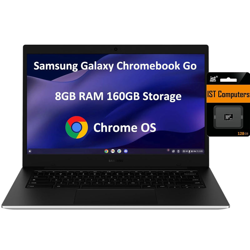 Samsung Galaxy Chromebook Go Laptop (14" HD Anti-Glare, Intel Celeron N4500, 8