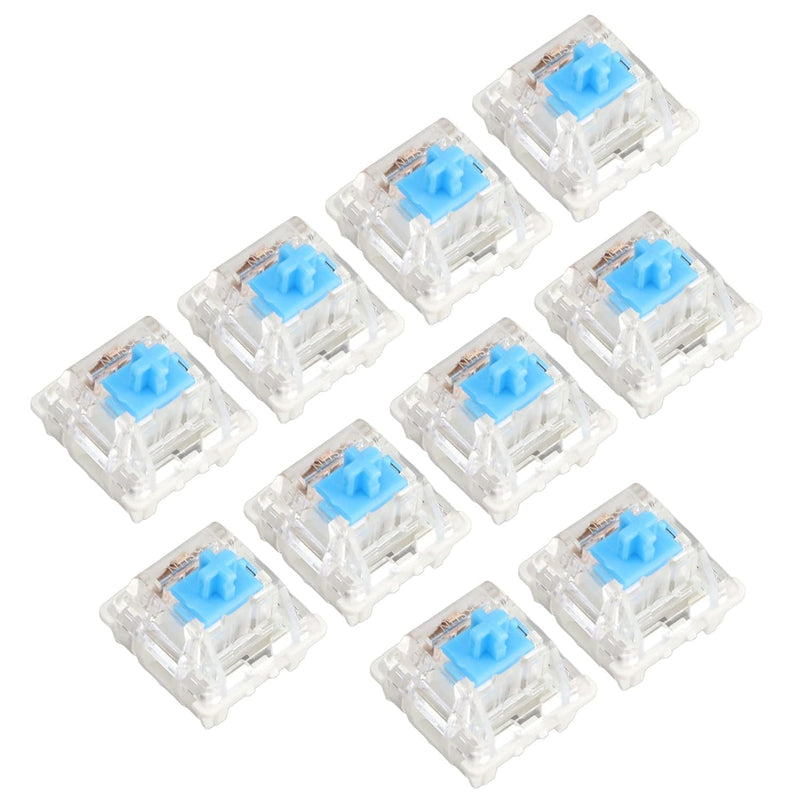 10Pcs Mechanical Keyboard Switch, Blue Switch Diy Key Switch Replacement With