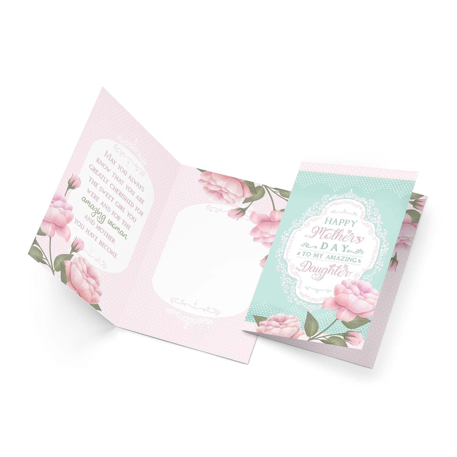 Daughter Mother'S Day Card, Made In America, Eco-Friendly, Thick Card Stock With Premium Envelope 5In X 7.75In, Packaged In Protective Mailer