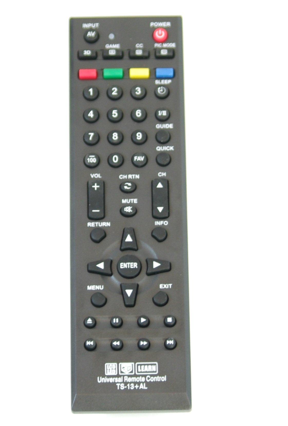 New Toshiba Universal Remote Control for All Toshiba Brand TV, Smart TV - 1 Year (TS-13+AL)