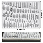 Stud Earrings Silicone Mold With 41 Paired Shapes, Rectangle Teardrop Dangle Uv Resin Mold, Cabochon Jewelry Making Casting Mold