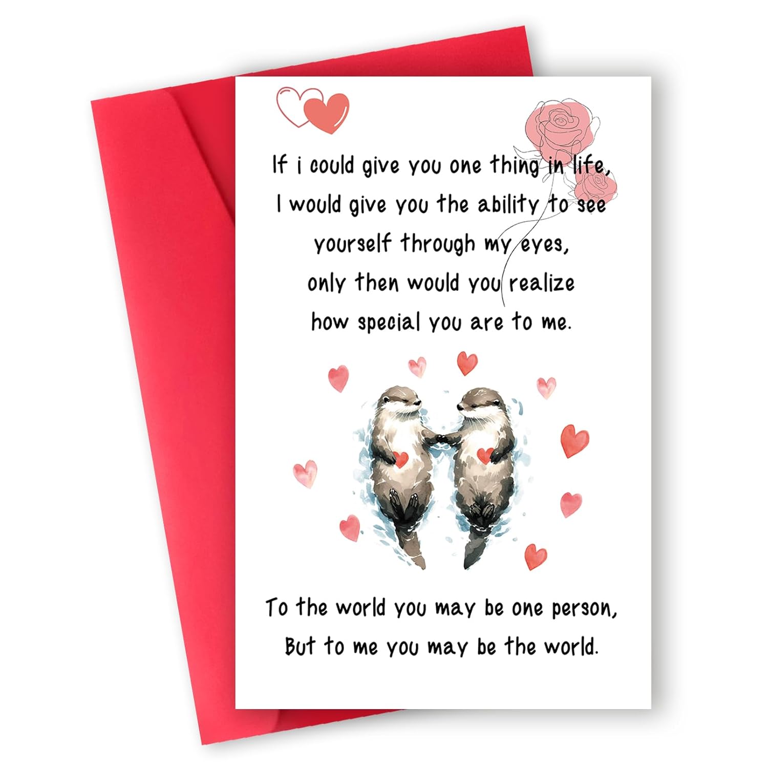 Valentine'S Day Card For Him Her, Romantic Greeting Card For Boyfriend, Wife, Anniversary, Birthday, Love Card