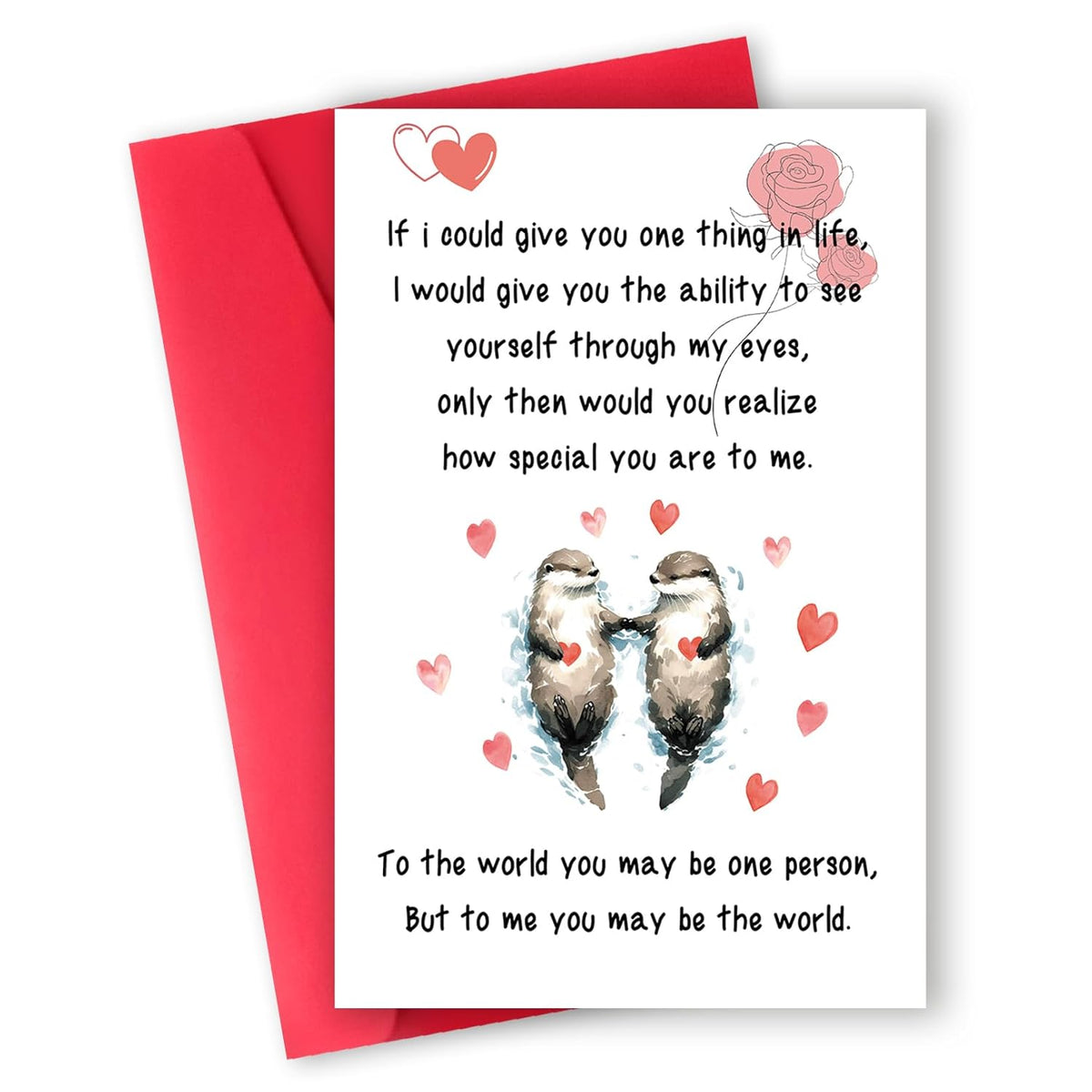 Valentine'S Day Card For Him Her, Romantic Greeting Card For Boyfriend, Wife, Anniversary, Birthday, Love Card