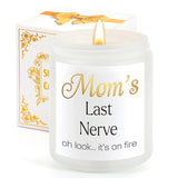 Mom'S Last Nerve Candle-Best Mom Gifts,Gifts For Mom From Daughter Son-Funny Mom Gifts,Mom Birthday Gifts,Mothers Day Gifts,Christmas Gifts,Valentine'S Day For Mom Stepmother Adoptive Mother