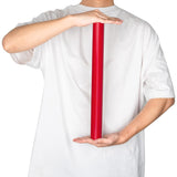 Red Wrapping Paper Solid Color - Mini Roll - For Wedding, Birthday, Shower, Congrats, And Holiday - 17 Inches X 32.8 Feet