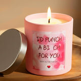 Birthday Gifts For Women, Large Gardenia Scented Candle Gifts For Her Girlfriend & Mothers Day,Sister Gift For Sisters, Funny Friendship Gift,Christmas Stocking Stuffers(Pink)