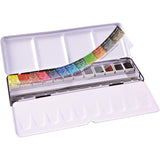 SENNELIER L'Aquarelle, French Honey-Based Artists' Watercolor Set, 12 Half Pans in Metal Box