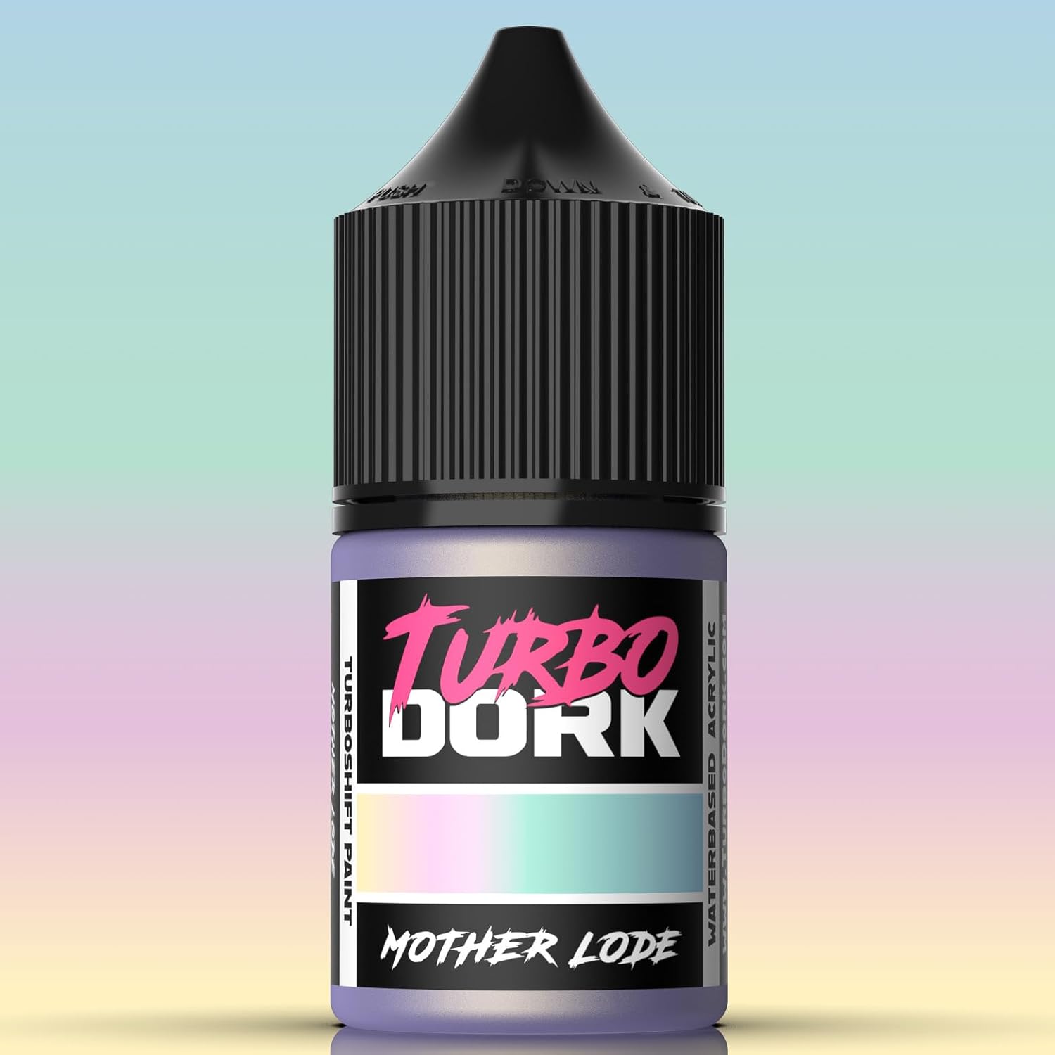 Mother Lode Turboshift Acrylic Paint 22Ml Bottle - Water-Based Non-Toxic Metallic Color Shifting Paint