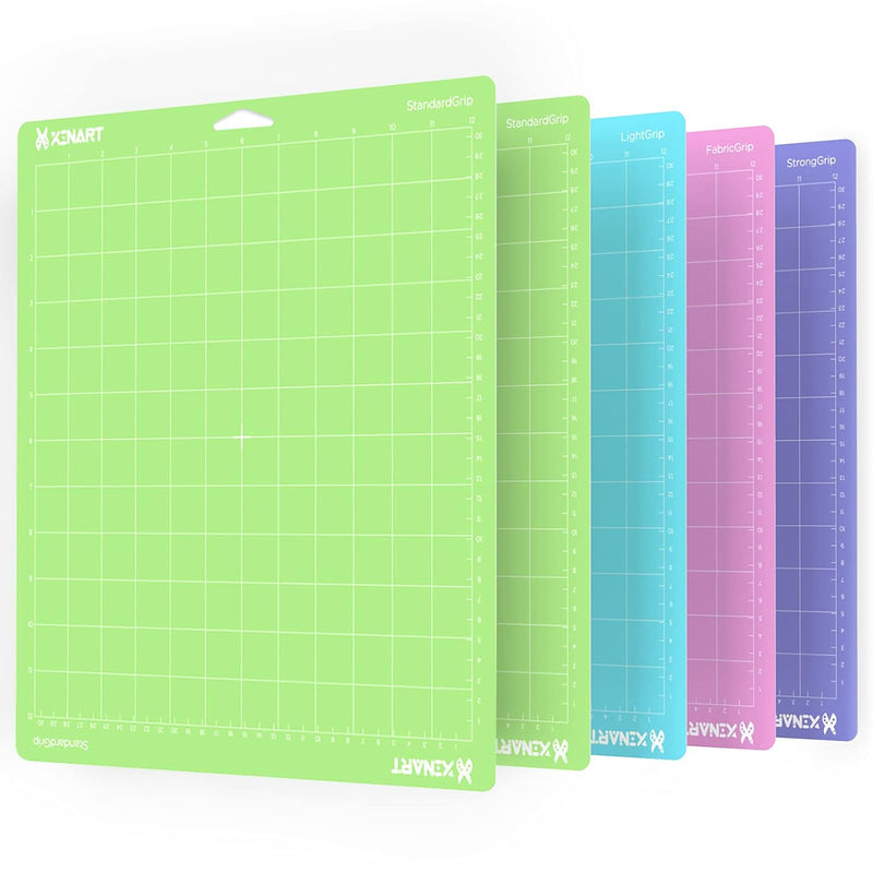 5 Pack Cutting Mats For Cricut Maker 3/Maker/Explore 3/Air 2/Air/One(12X12 Inc