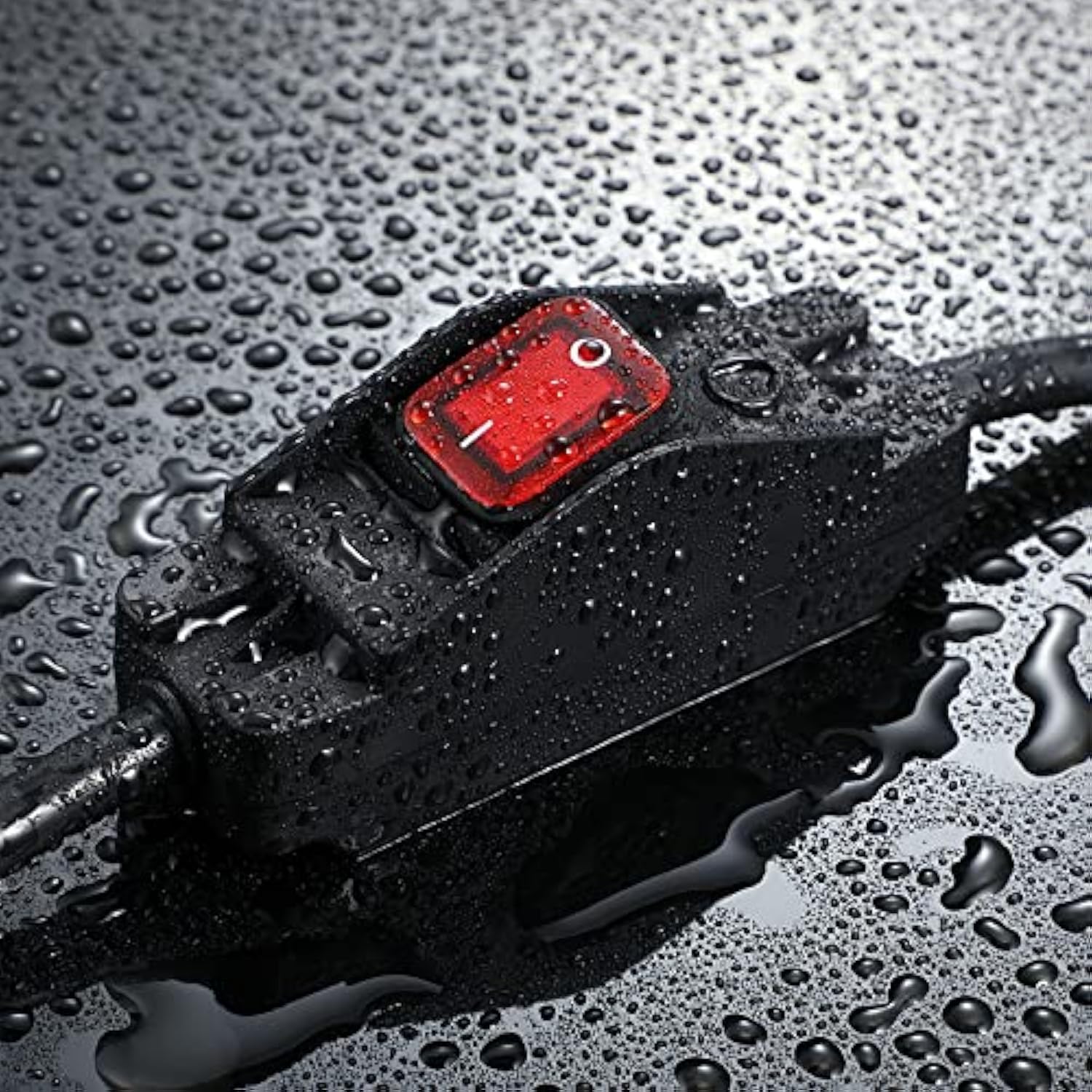 Extension Cord With Switch On/Off Waterproof Switch 3Ft No Plugging And Unplugging Invintage Stereo Devices Without Built-In Power Switch(3 Ft)