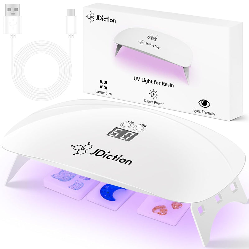 Uv Light For Resin, Super Large Uv Resin Light With Led Display Screen, Higher