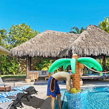 63'' Inflatable Palm Tree Cooler, Tropical Luau Party Decorations, Inflatable Drink Cooler For Parties Jungle Hawaiian Birthday Party Decorations Palm Tree Decor