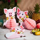 Luau Party Decorations Luau Pig Honeycomb Centerpieces Tabletop Pig Bi