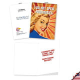 Assorted 3 Pack, Funny Naughty Retro Birthday Cards For Women With 5 X 7 Inch Envelopes (3 Designs, 1 Each) Laughing Ladies Vc2807Bdg-C1X3