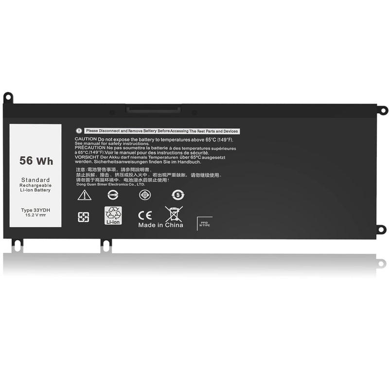 56Wh 33Ydh Laptop Battery For Dell Inspiron 17 7000 7779 7778 7786 7773 15 757