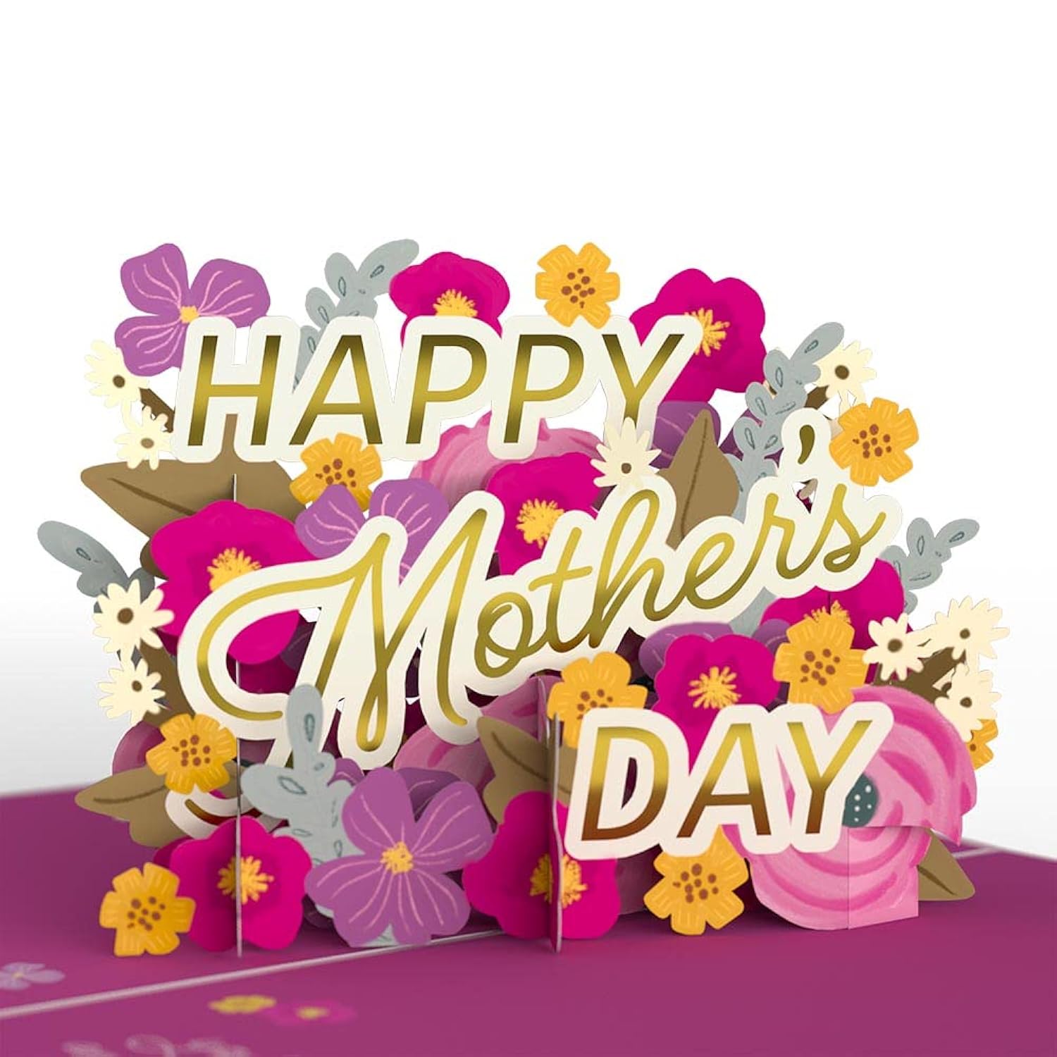 Mother'S Day Pop-Up Card For Her - 3D Greeting Cards For Mom, Wife, Women - Best Daughters Make The Best Moms - 5" X 7" Card - Blank Notecard & Envelope Included