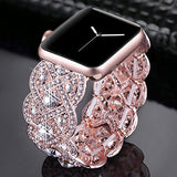 Bling Bands Compatible with Apple Watch Ultra Band 38mm 40mm 41mm 42mm 44mm 45mm 49mm Iwatch Series SE 9 8 7 6 5 4 3 2 1, Diamond Rhinestone