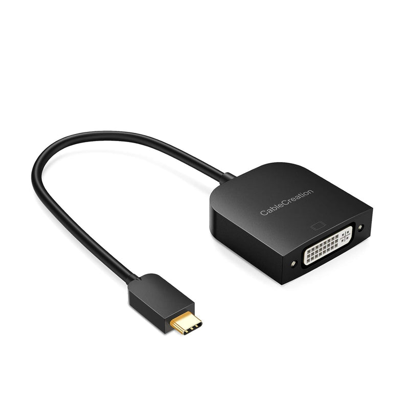 CableCreation USB C to DVI Adapter 1080P@60Hz, USB-C to DVI-D Cable Adapter Co