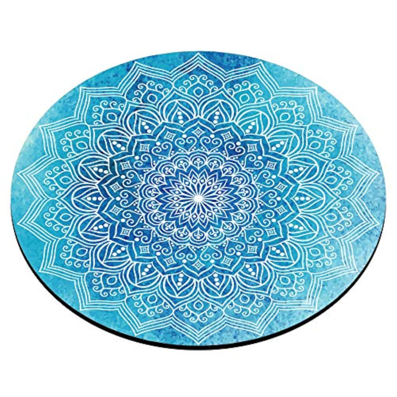 Watercolor Mandala Mouse Pad Round Mat Size 7.9 X 7.9 X 0.12 Inch