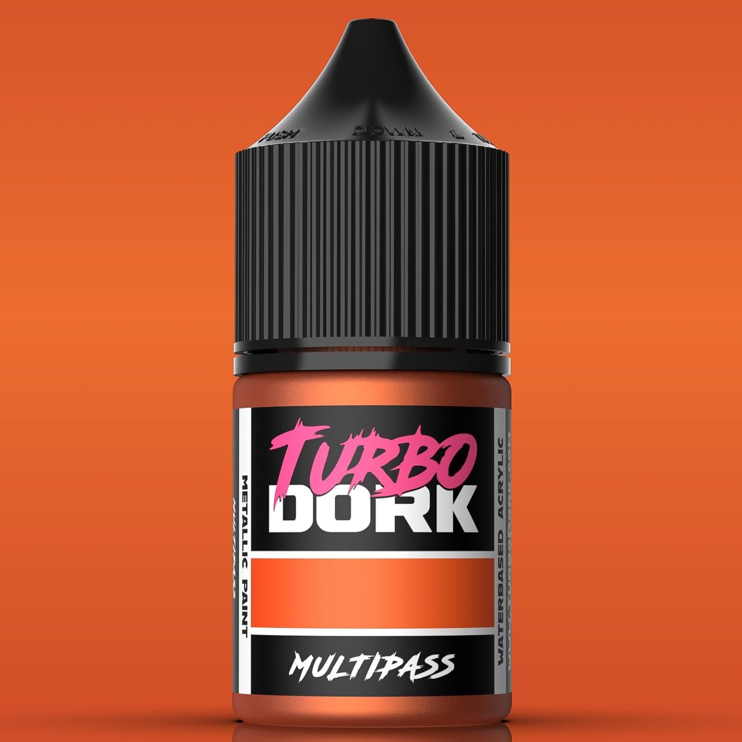 Multi Pass Metallic Acrylic Paint 22Ml Bottle - Water-Based Non-Toxic Metallic Finish Paint