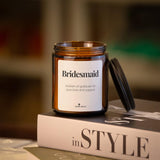 9Oz Vanilla Scented Candle, Bridesmaid Proposal Gifts, Maid Of Honor Proposal Gifts - Will You Be My Bridesmaid Gift For Friends Girls Women, Scented Candles For Home