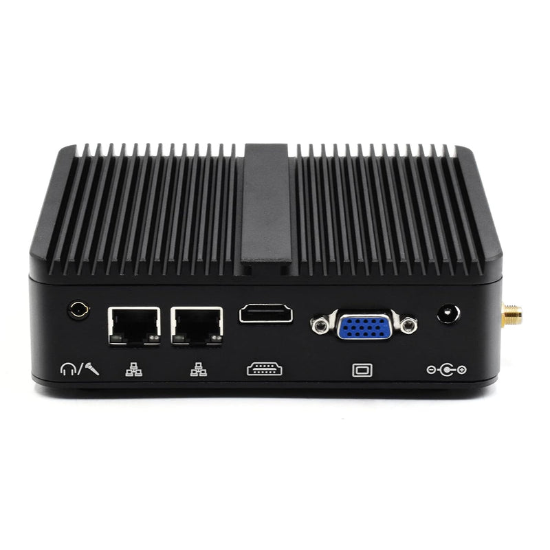 Super Small Pc Fanless Mini Computer Desktop Pc Celeron J4125, 8Gb Ddr4 Ram, 2