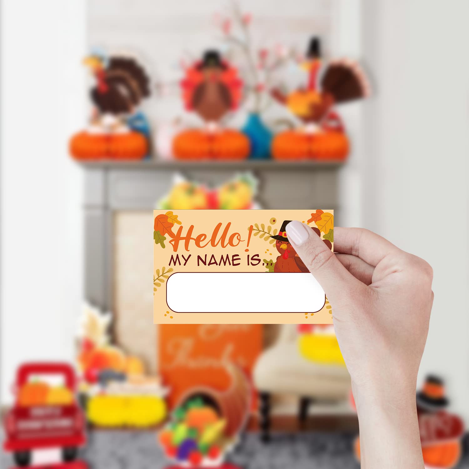 Thanksgiving Games Sign - What'S Your Turkey Name, Thanksgiving Activities For Family, Fall Party Games (2C)