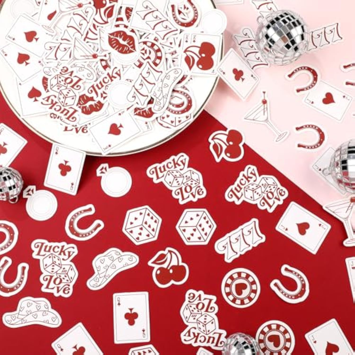 300 Pcs Lucky In Love Confetti Bachelorette Decoration Vegas Party Decor Casino Western Bachelorette Table Decor Lucky In Love Poker Casino Bridal Shower Birthday Party Favor