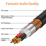 2 Rca To Xlr Male Y Splitter Cable, Unbalanced Dual Rca Male To 1 Xlr Splitter Duplicator Lead Y-Cable Adapter - 3.3 Feet