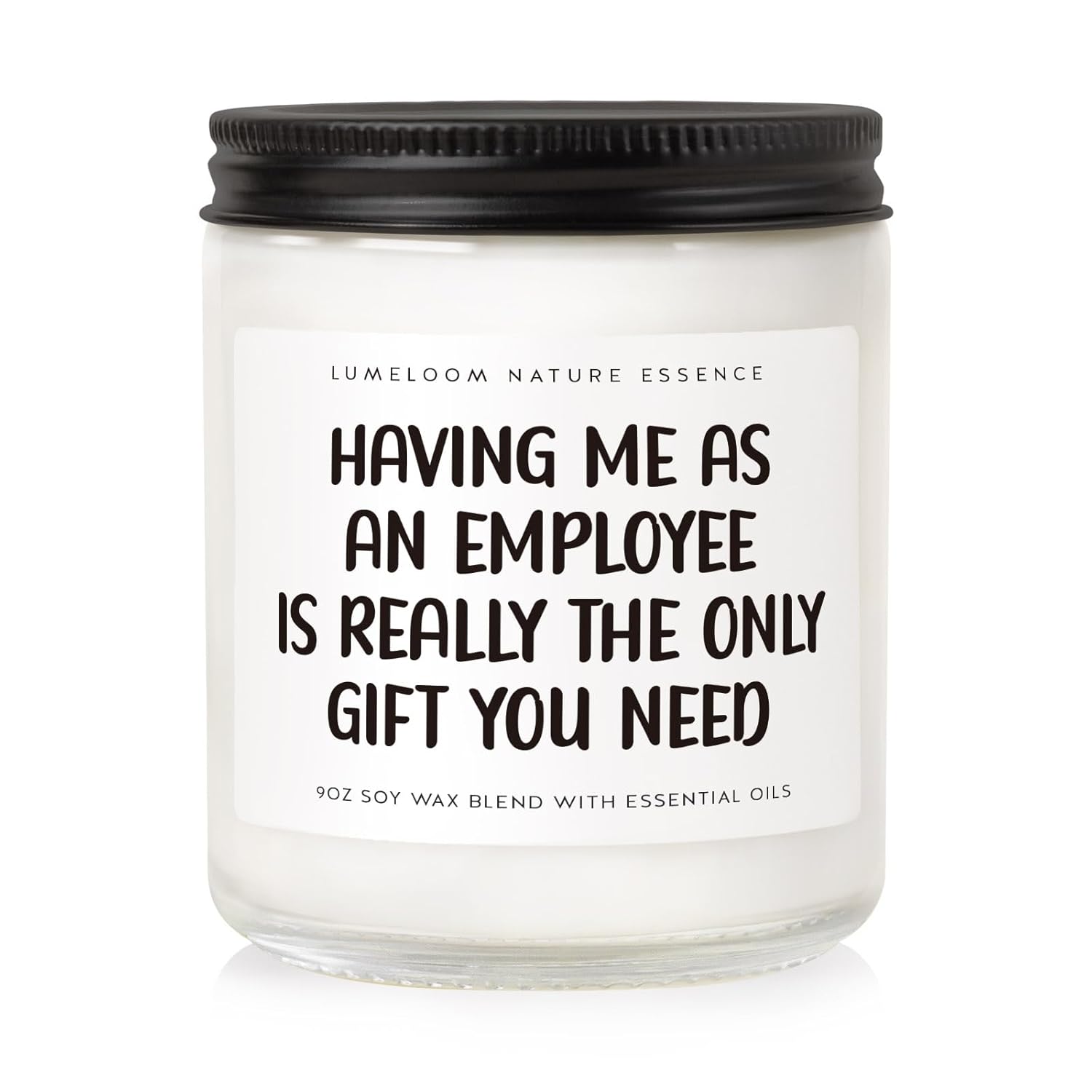 Funny Boss Gifts For Women, Men - 9Oz Lavender Scented Soy Wax Candle - Best Bosses Gifts For Boss Lady, Female, Male, Manager, Appreciation, Birthday, Boss'S Day, Christmas