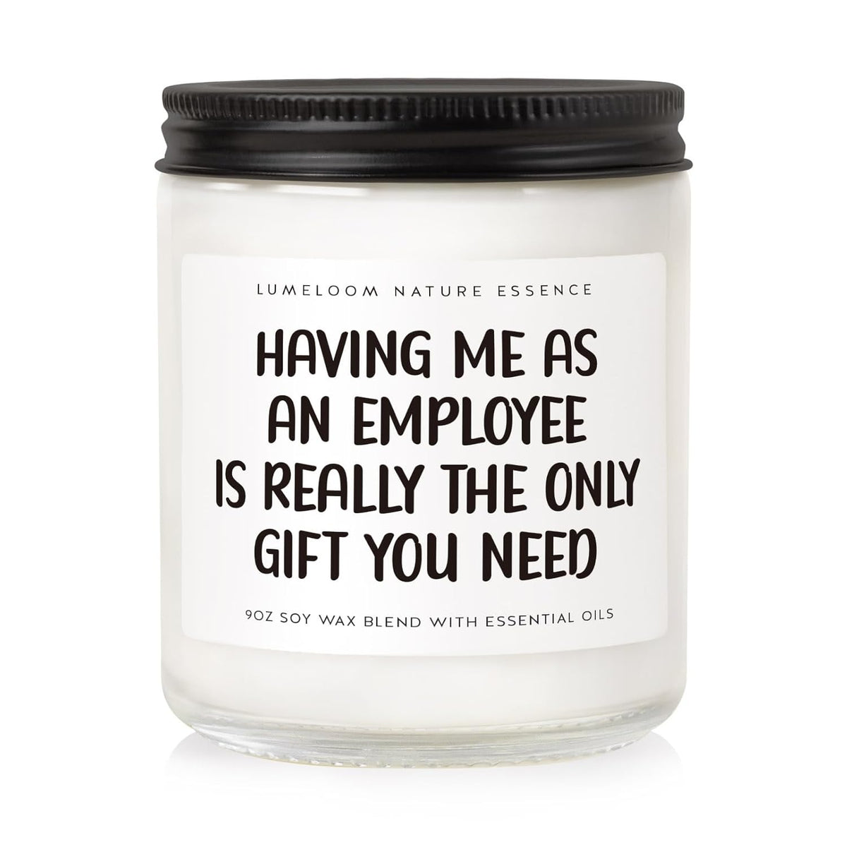 Funny Boss Gifts For Women, Men - 9Oz Lavender Scented Soy Wax Candle - Best Bosses Gifts For Boss Lady, Female, Male, Manager, Appreciation, Birthday, Boss'S Day, Christmas