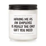 Funny Boss Gifts For Women, Men - 9Oz Lavender Scented Soy Wax Candle - Best Bosses Gifts For Boss Lady, Female, Male, Manager, Appreciation, Birthday, Boss'S Day, Christmas