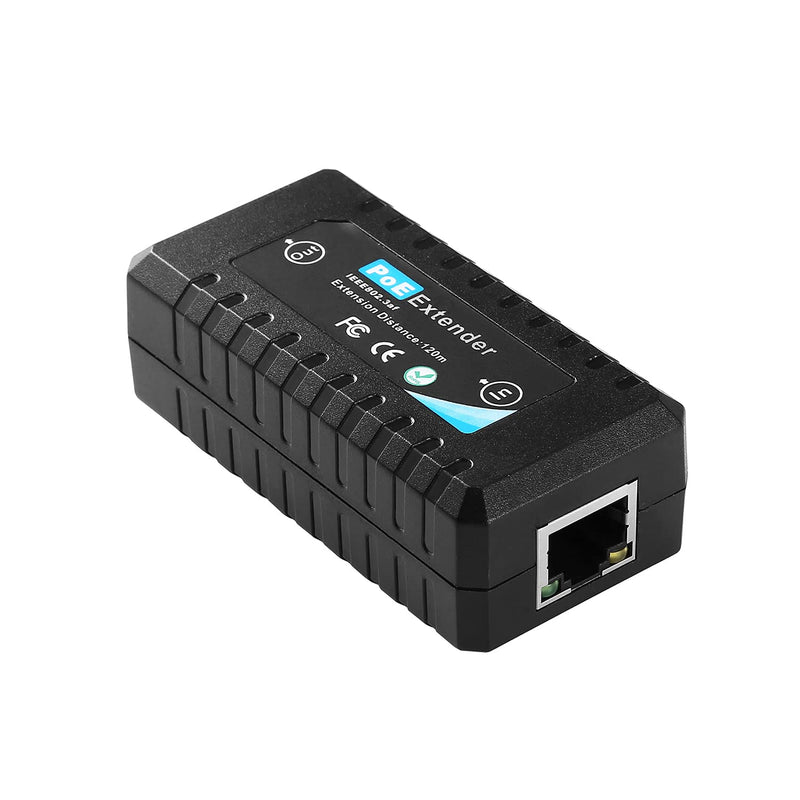 1 Port Poe Extender Ieee 802.3Af Standard 10,100Mbps 100M(328 Ft) Poe Repeater