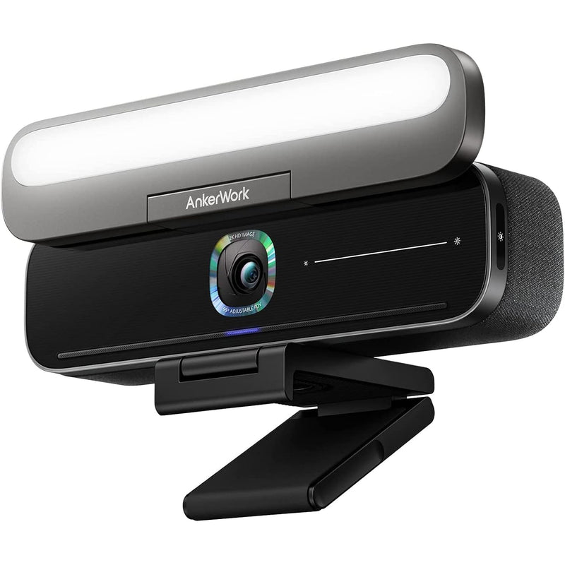 AnkerWork B600 Video Bar with 4-in-1 Design (2K Cam with Speaker, Mic, Light),