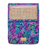 Lilly Pulitzer 14 Inch Laptop Case, Leatherette Computer Case with Pocket for Accessories, Padded Laptop Sleeve for 14" Computers and Tablets, Calypso Coast