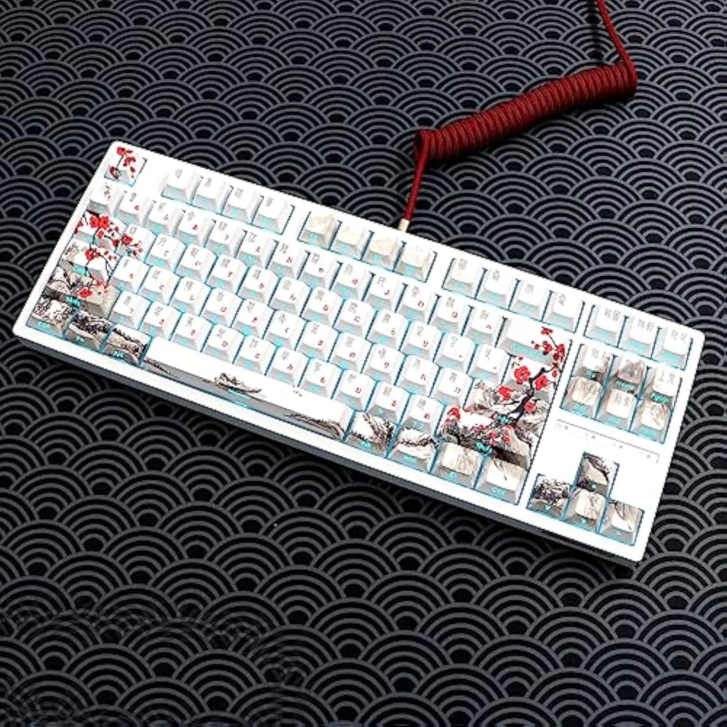 Pbt Japanese Keycaps-Side Printed Keycap Set Double Shot Shine Through Custom