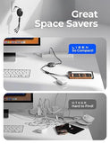 3 in 1 Retractable Multi Charging Cable for iPhone 17 16 15 Samsung Galaxy S25 Kindle Car Charger Cord