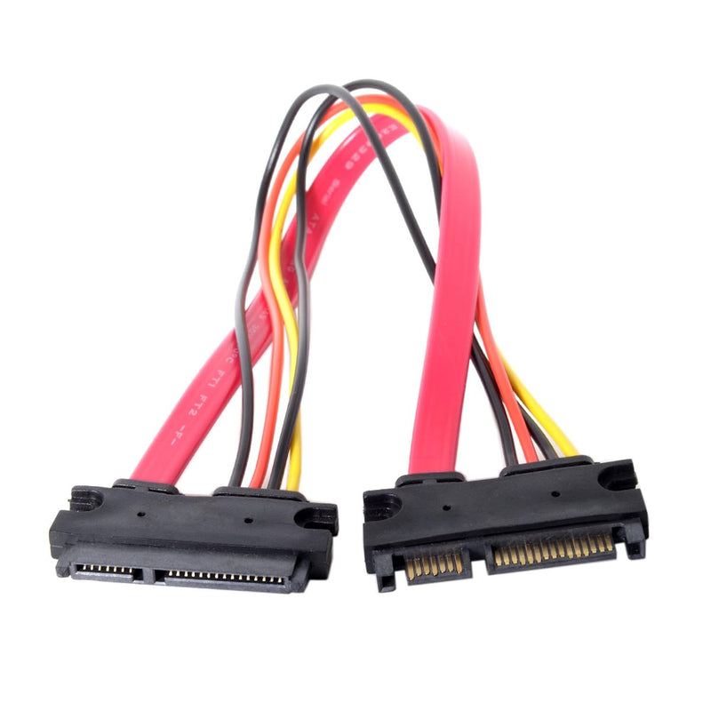 Hdmihome Sata Iii 3.0 7+15 22 Pin Sata Male To Female Data Power Extension Cab