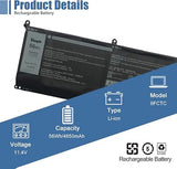 Dell 8FCTC 56Wh Laptop Battery Replacement for XPS 15 9500 Precision 5550